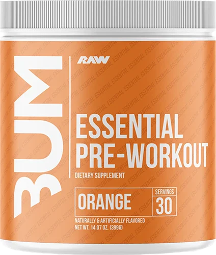 RAW Essential Pre-Workout - 30 servings - Orange