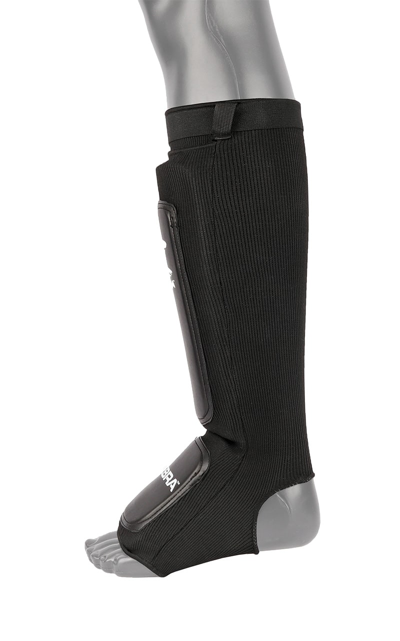 ZEBRA Performance Benskydd, Elastisk - Svart