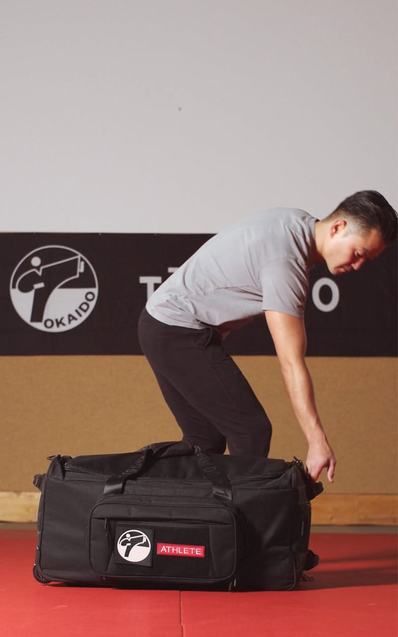 TOKAIDO Sport Bag, MyTrolley, Med Kardborreborreband - Svart