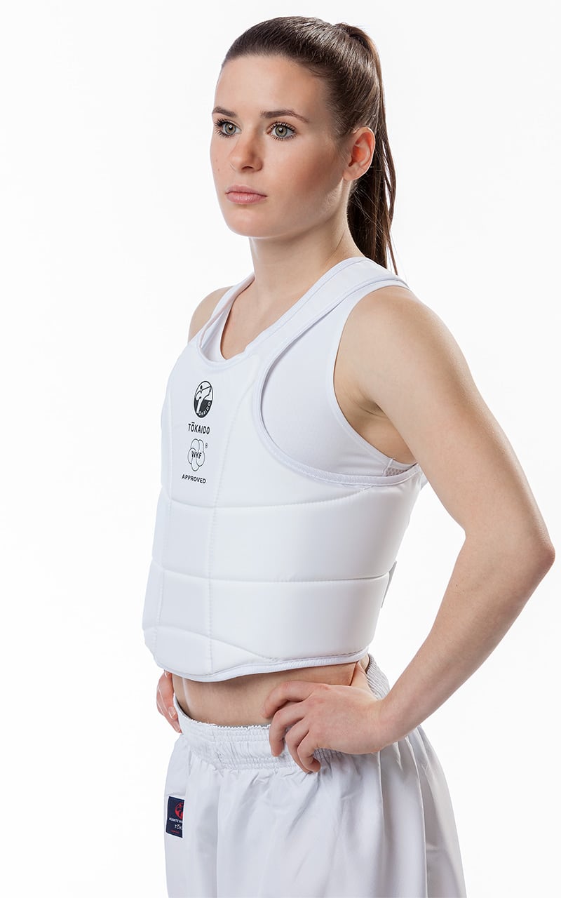 TOKAIDO Karate Vest, Body Guard Pro, WKF - Vit