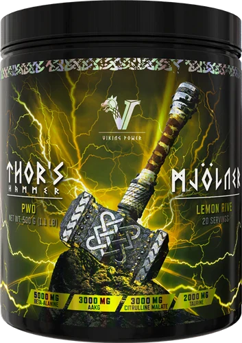 Viking Power Thor's Hammer Pre-workout - 500 g - Lemon Rive