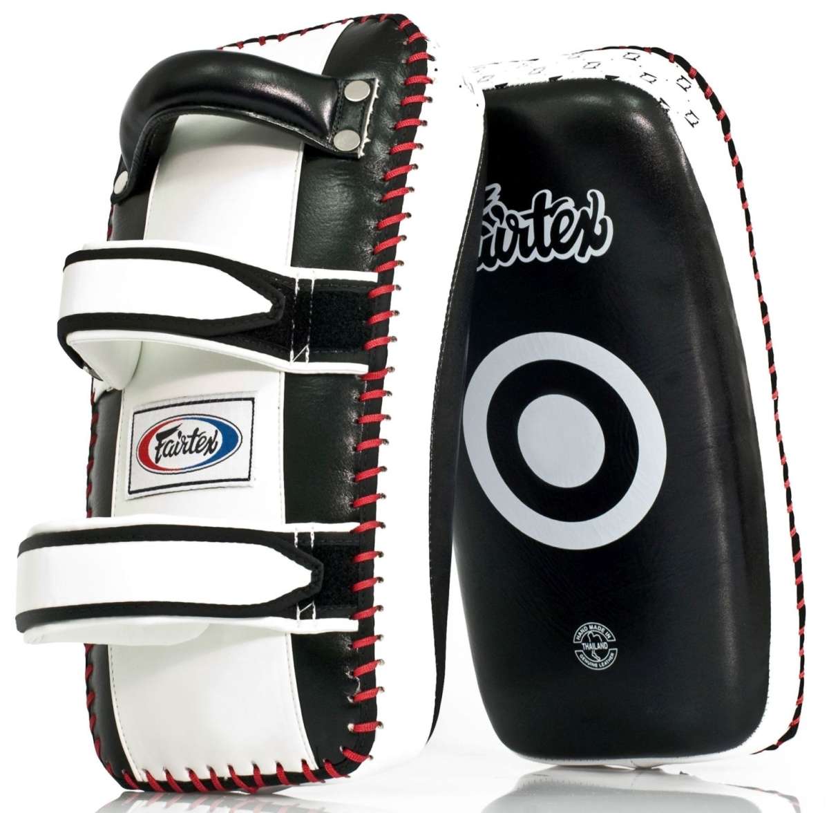 FAIRTEX KPLC2 Thai Mittsar, läder - Svart/Vit, par