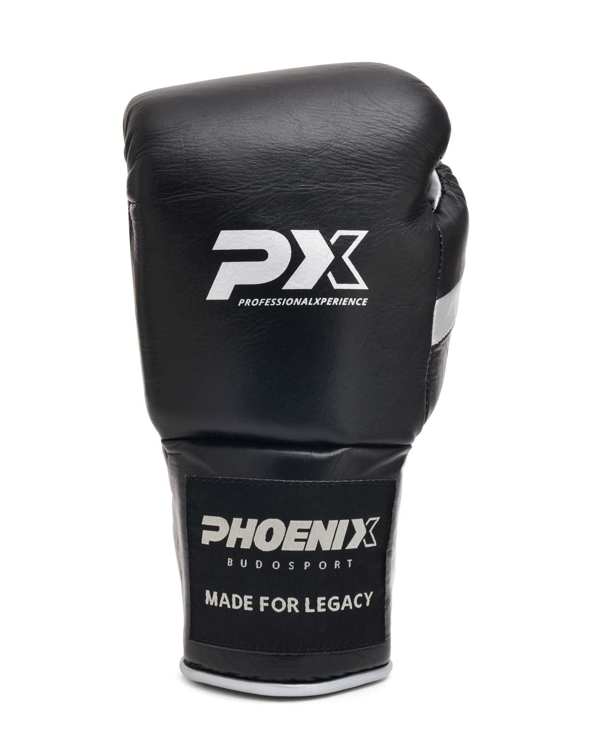 Phoenix:  LEGACY Pro Pure Combat Fight boxningshandskar - Svart/Silver