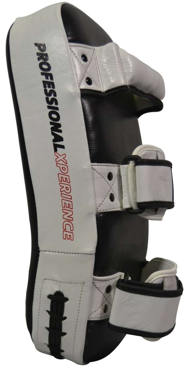 Phoenix:  Thai Mittsar, Äkta Läder, (Par) - Svart/Vit