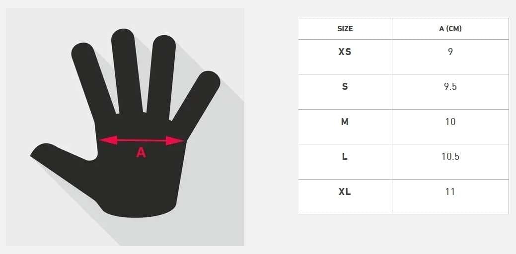 SMAI WKF Karate handskar, utan tumme - Röd