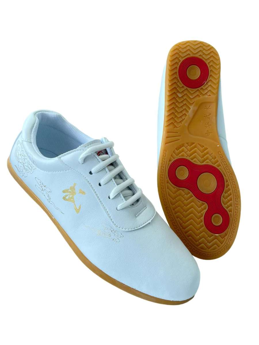 Phoenix: Kampsportsskor WU, läder - Vit