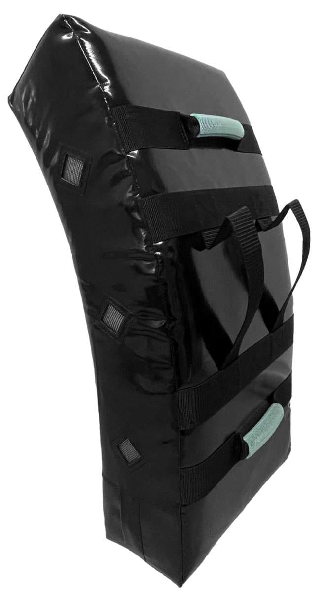 Kampsport Mitts / Slag- och Sparkkudde – Phoenix: PRO TECH Böjd Sköld 76x36x18 cm Svart
