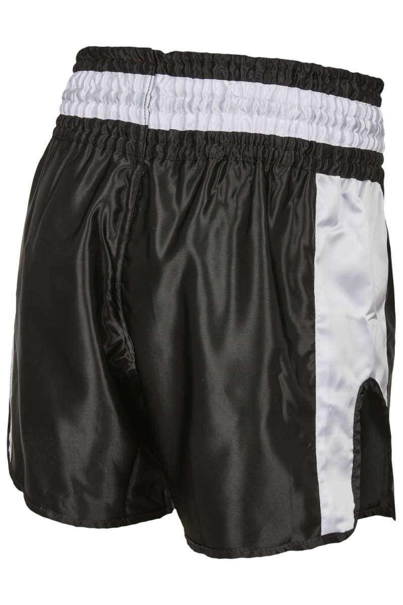 Phoenix:  Thai Shorts, 'Contender' - Svart/Vit