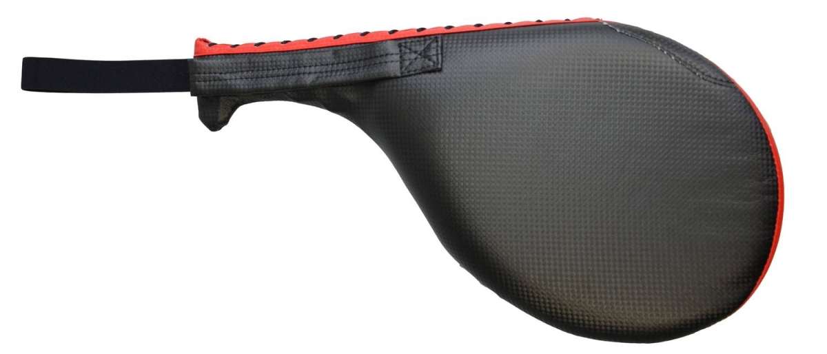 Phoenix: Taekwondo racket mitt, PU - Svart/Röd, dubbel