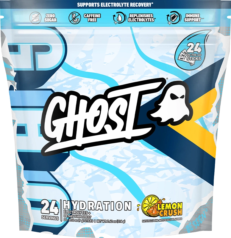 Ghost Hydration Sticks - 24 Servings - Lemon Crush