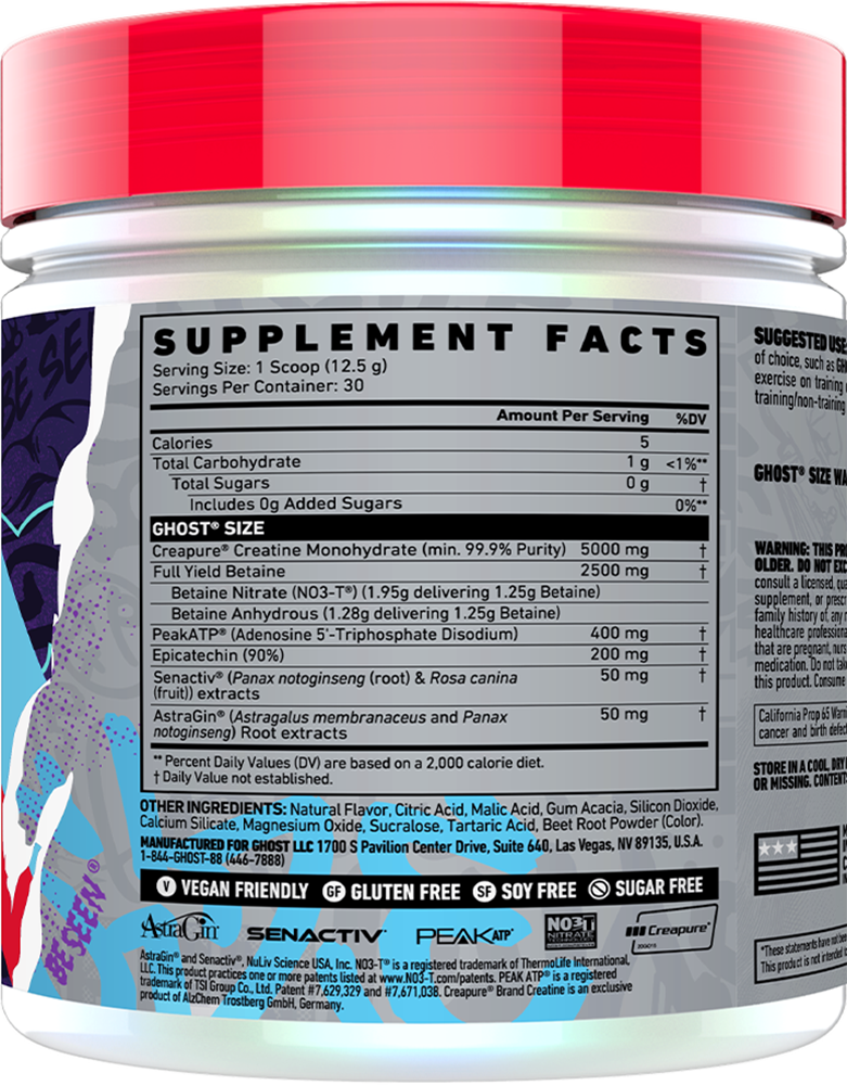 Ghost Size V3 - 30 servings Cherry Limeade