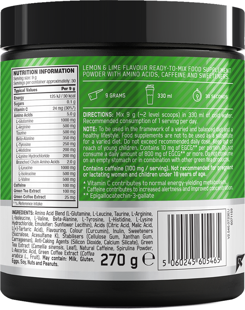 Optimum Nutrition Essential Amino Energy Lemon & Lime - 270 g