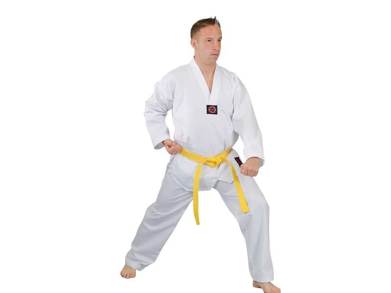 Phoenix: Taekwondo Dobok Ribbed Standard med rev