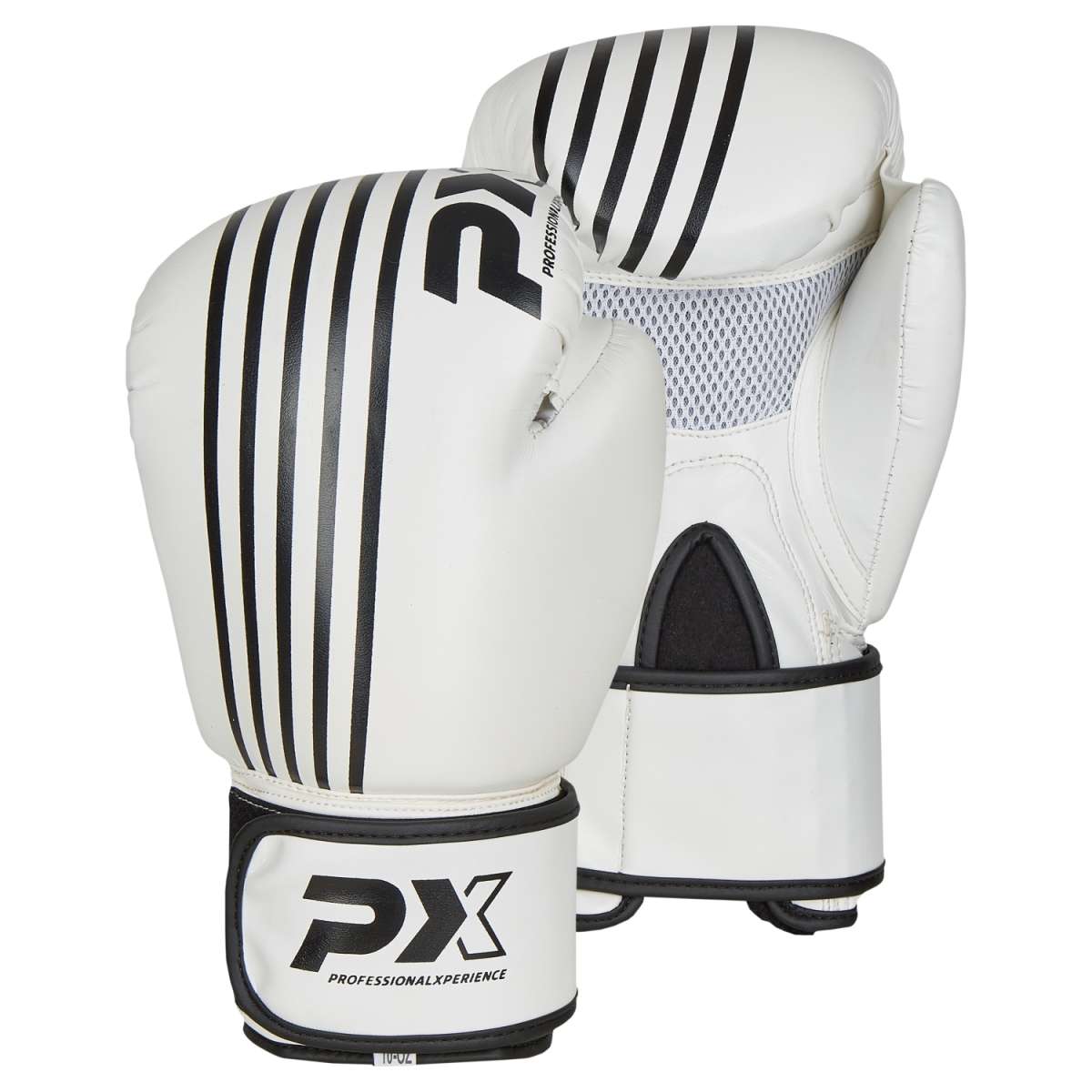 Phoenix:  boxningshandskar SPARRING, PU, Vit/Svart