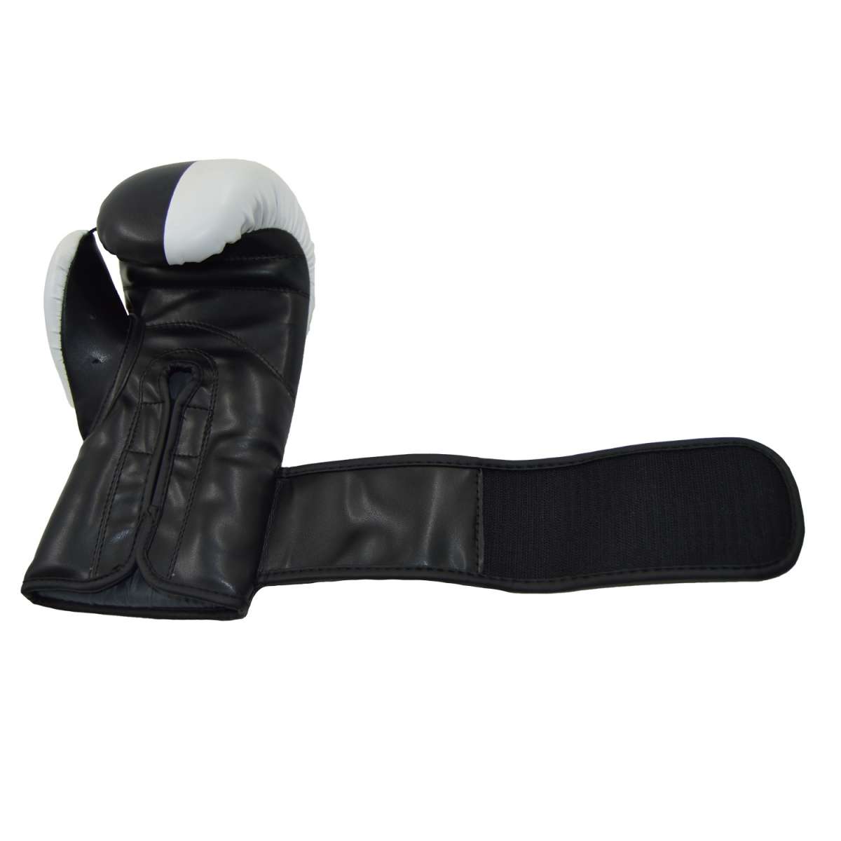 Phoenix:  Boxningshandskar 'Prepared to Fight' PU - Svart/Vit