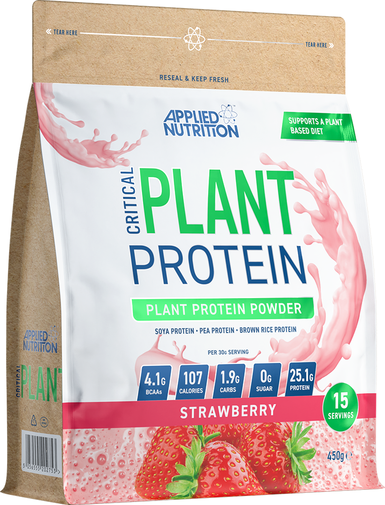 Applied Nutrition Critical Plant Protein - 450 g - Jordgubb