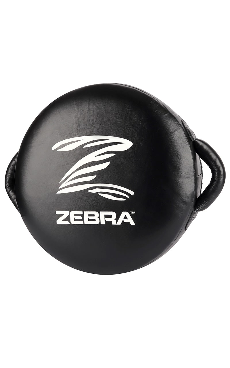 ZEBRA Stor Rundad Mitts, läder - Svart