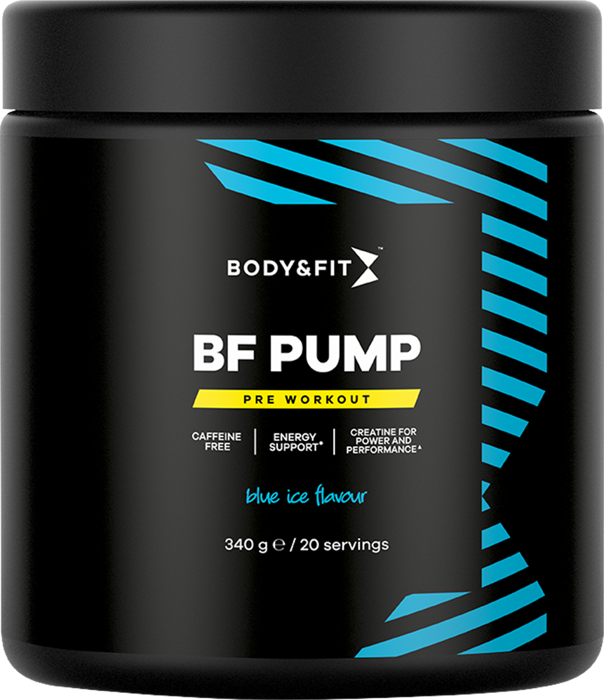 Body & Fit BF Pump Pre-workout - 340 g - Blue Ice
