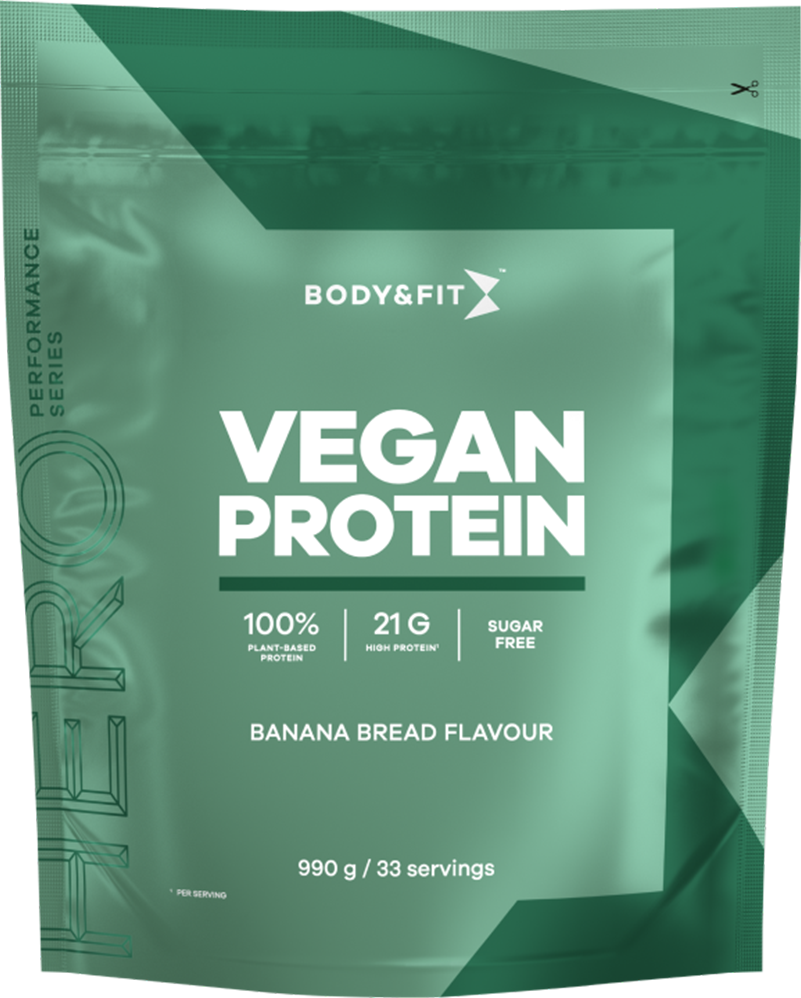 Body & Fit Vegan Protein - 990 g - Banana Bread