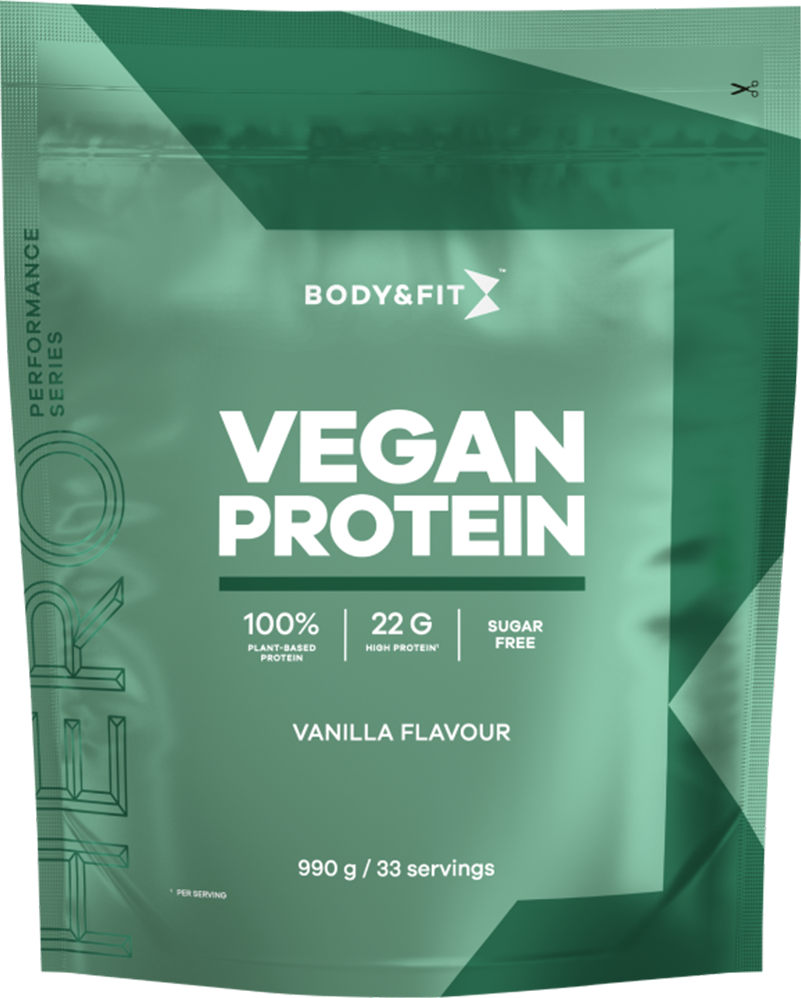 Body & Fit Vegan Protein - 990 g - Smooth Vanilla