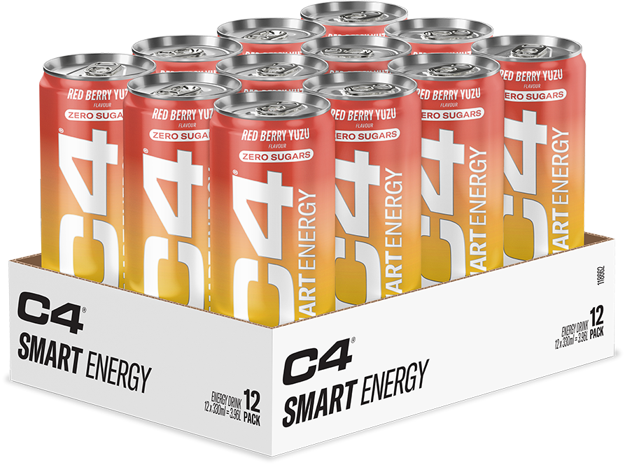 C4 Smart Energy - 12 x 330ml - Red Berry