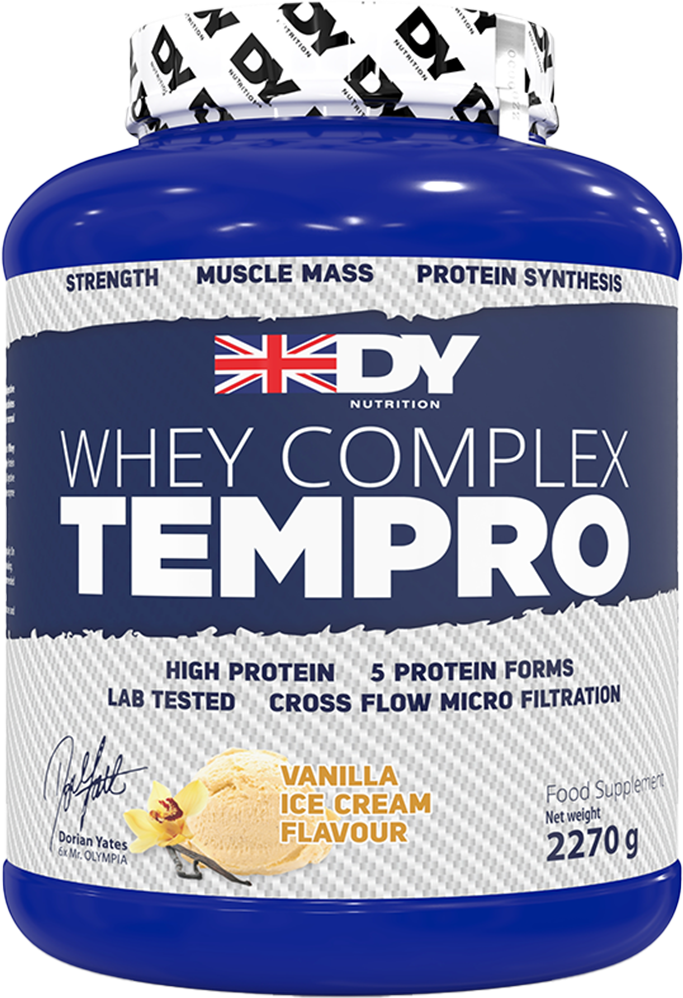 Dorian Yates Nutrition Vasslekomplex Tempro - 2270 g - Vaniljglass