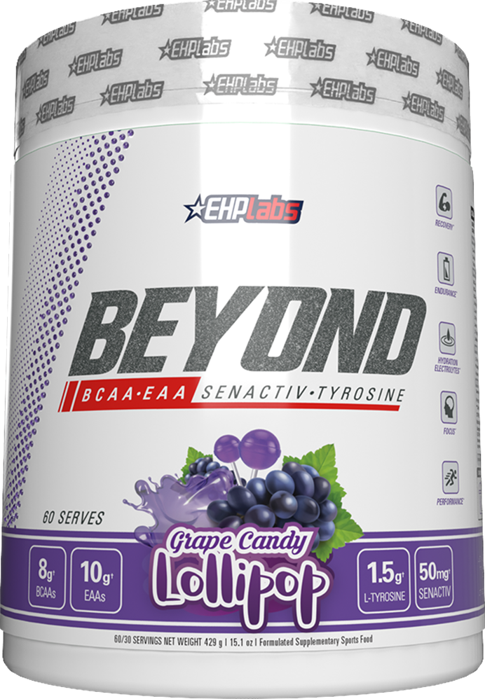 EHP Labs Beyond BCAA+EAA Intra-Workout - 60 servings - Grape Lollipop