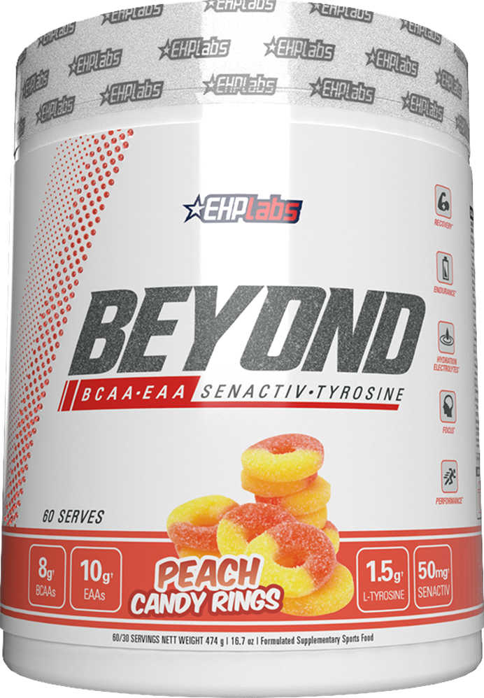 EHP Labs Beyond BCAA+EAA Intra-Workout - 60 servings - Peach Candy Rings