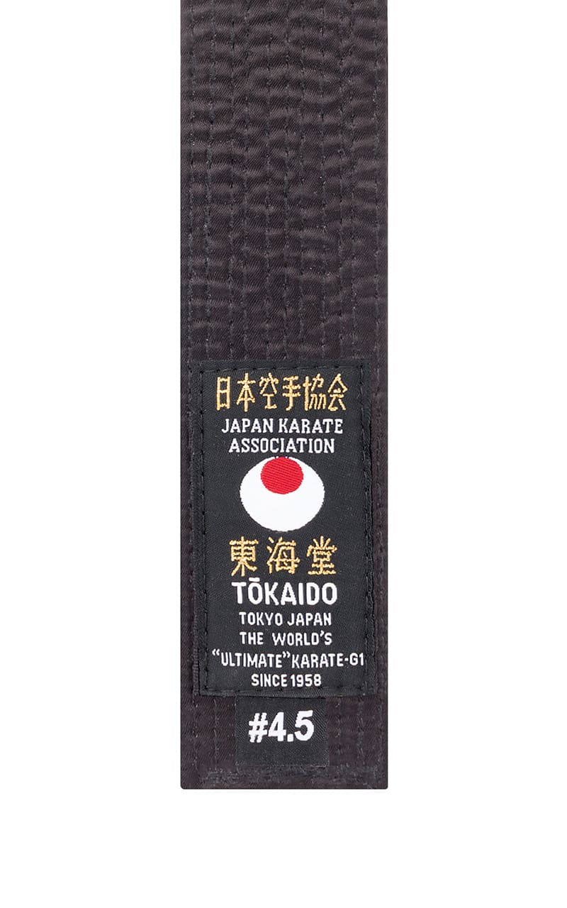 TOKAIDO Karatebälte – Svart, Konstsilke