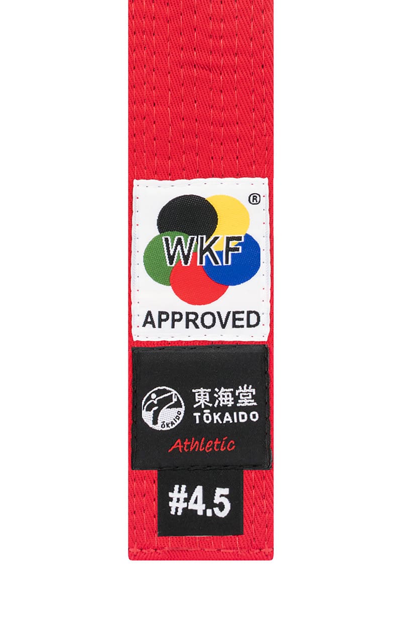 TOKAIDO Karate Competition Belt, WKF, cotton