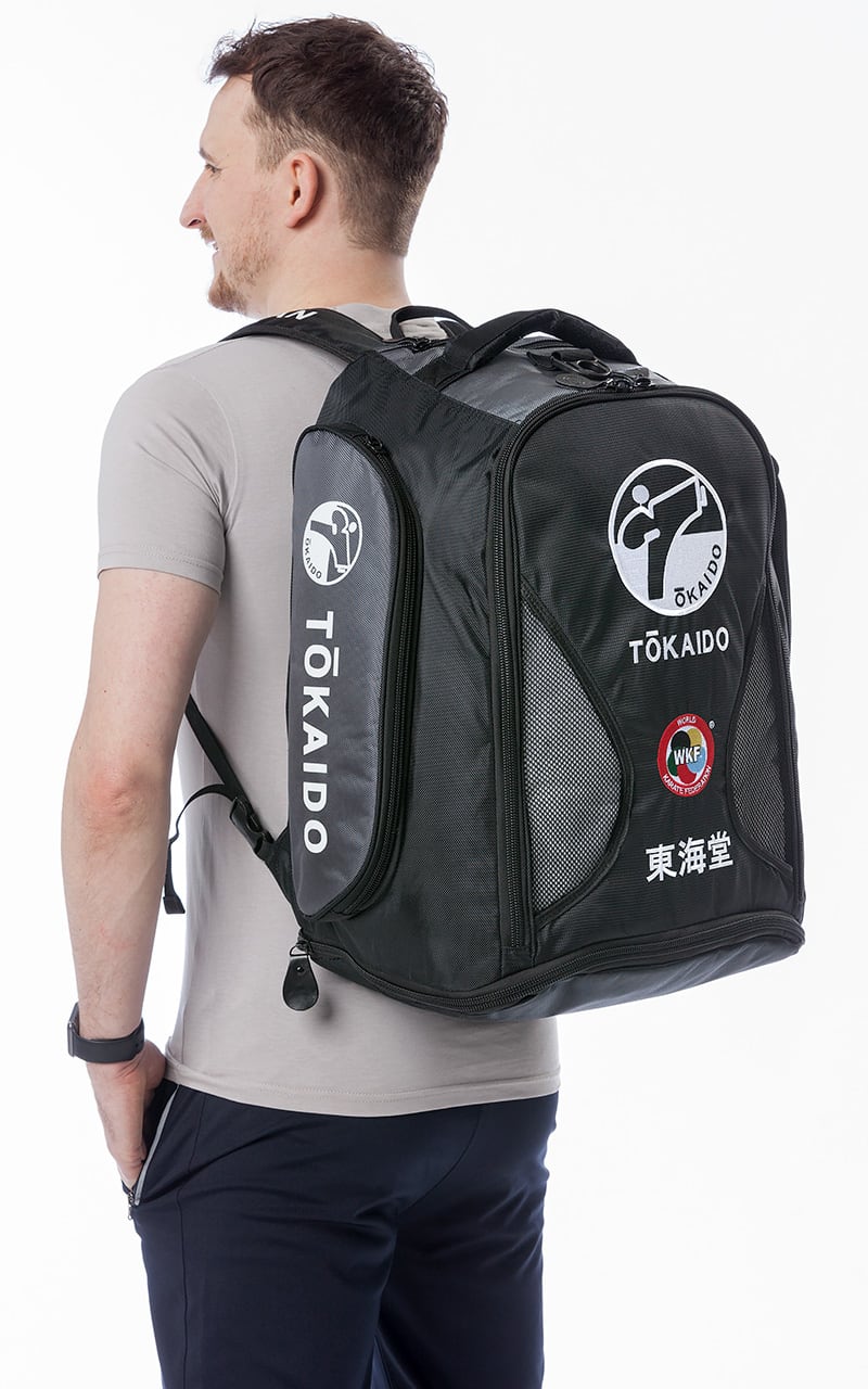TOKAIDO Multi-Functional sports bag, Moster Bag, black / gray