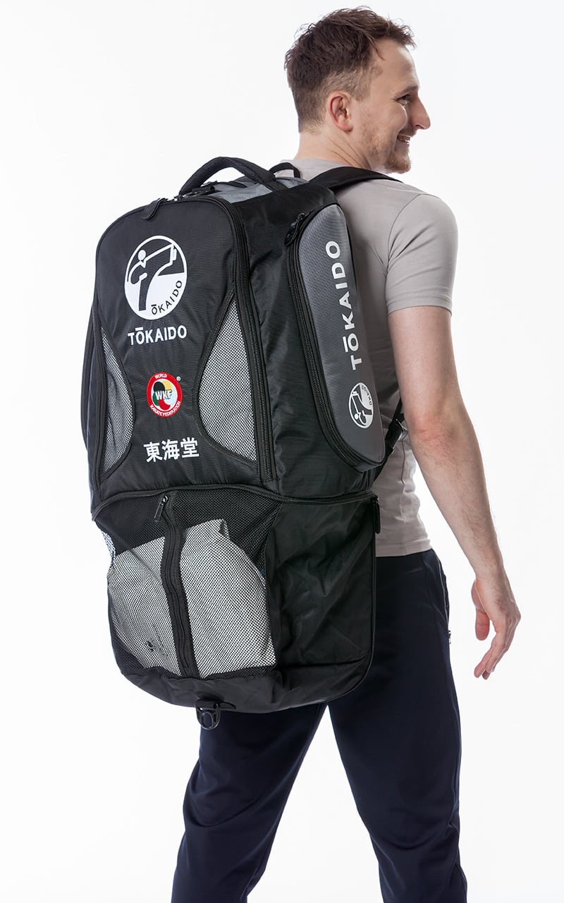 TOKAIDO Multi-Functional sports bag, Moster Bag, black / gray