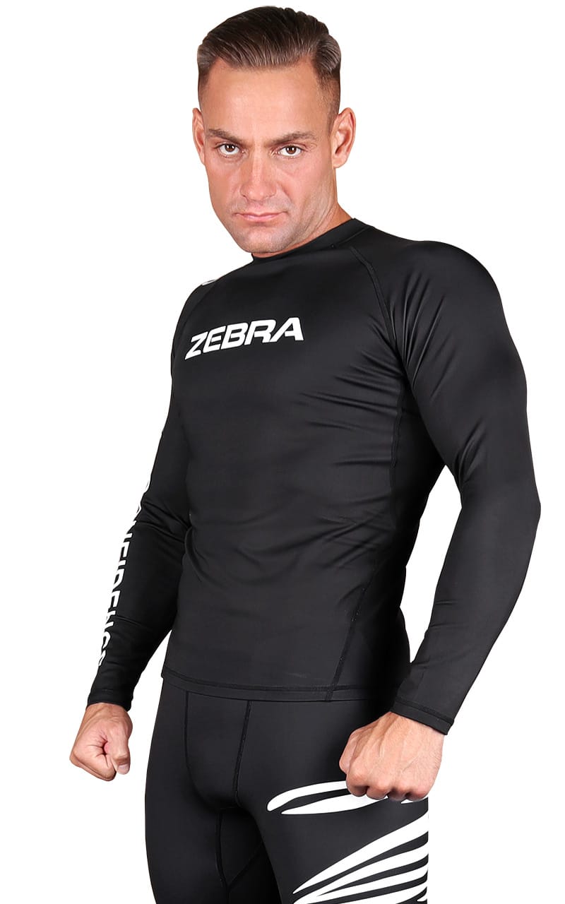 ZEBRA Rash Guard Performance, Långärmad