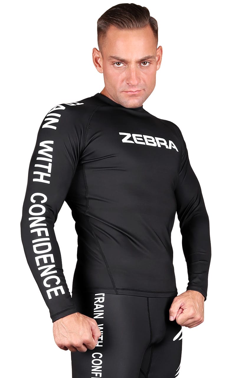 ZEBRA Rash Guard Performance, Långärmad