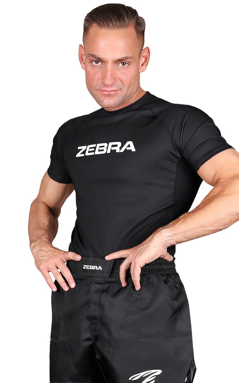 ZEBRA Rash Guard Performance, kortärmad