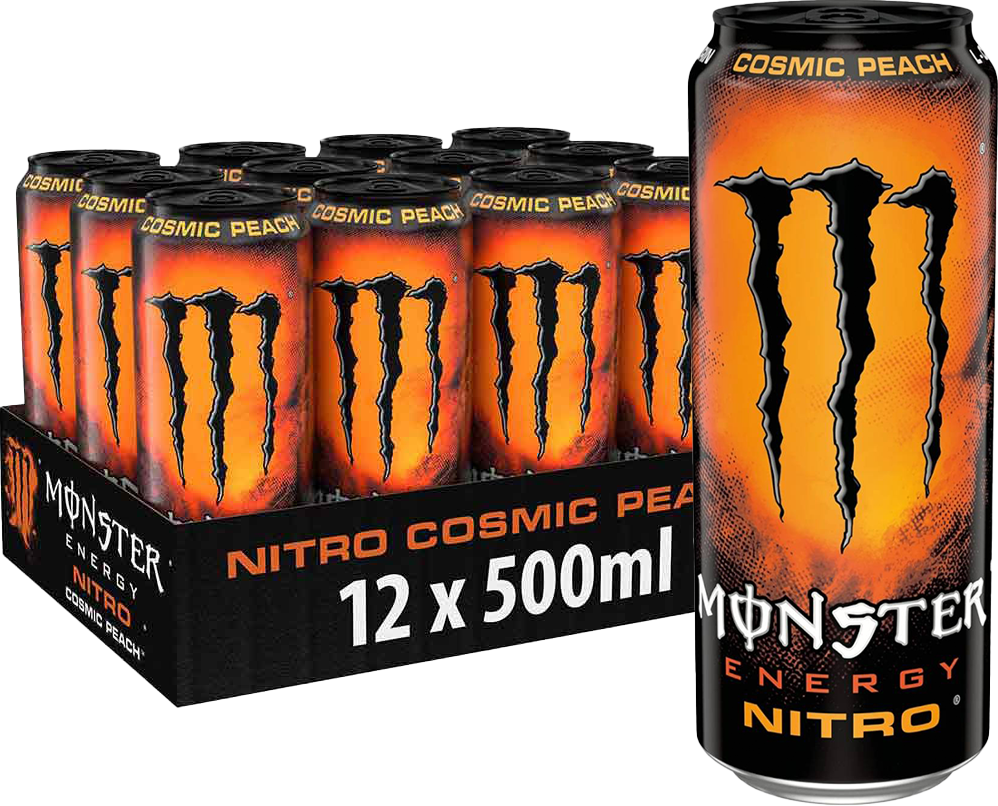 Monster Energy Nitro - 12 x 500 ml - Cosmic Peach