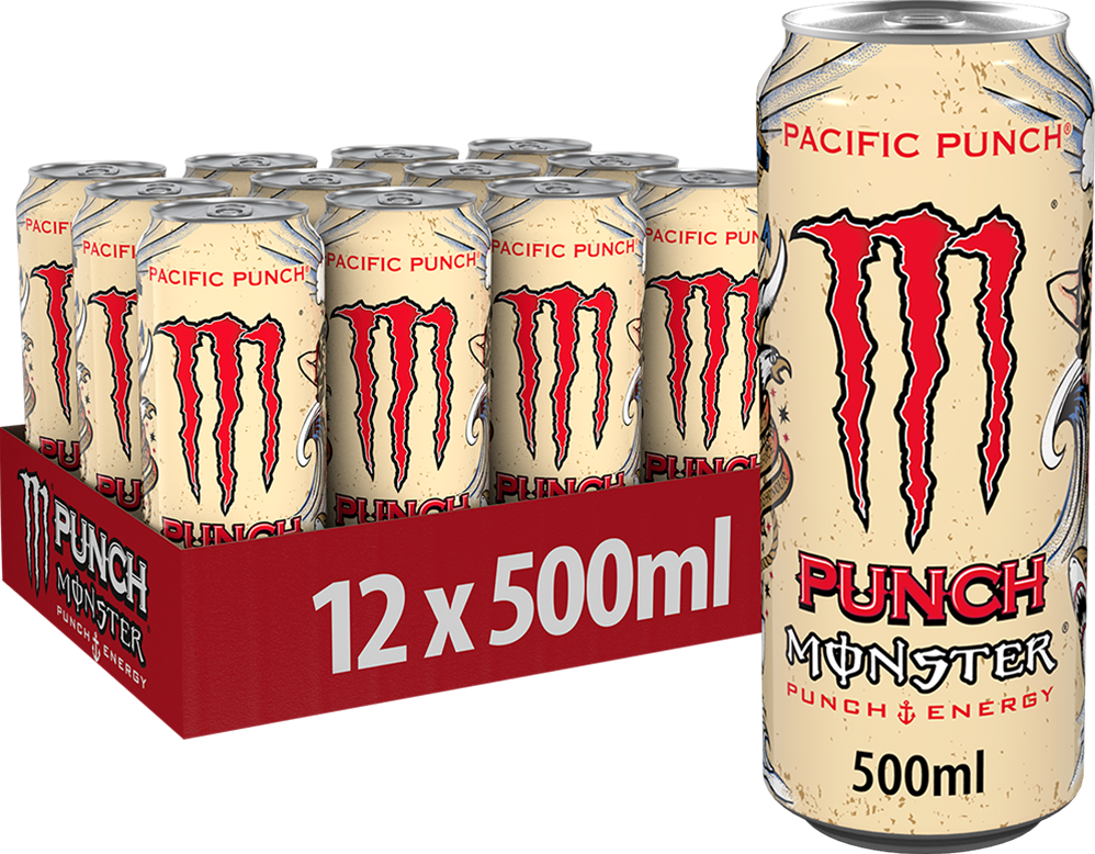 Monster Energy Punch - 12 x 500 ml - Pacific Punch