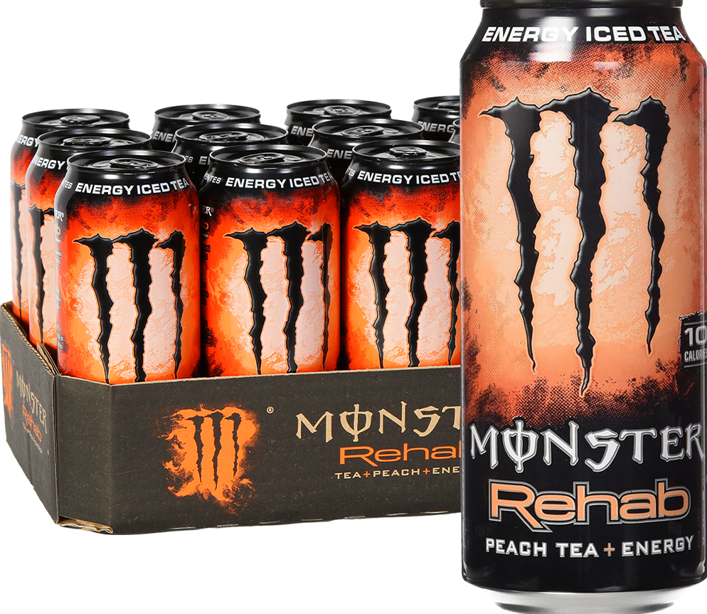 Monster Energy Rehab - 12 x 500 ml - Peach
