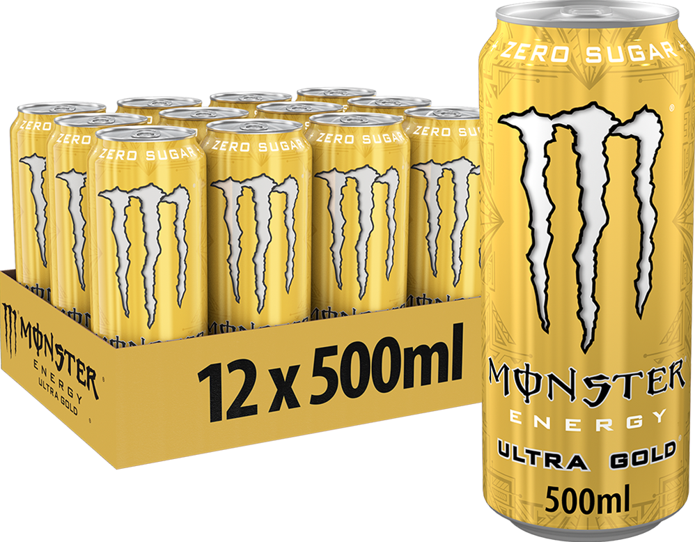 Monster Energy Ultra - 12 x 500 ml - Gold