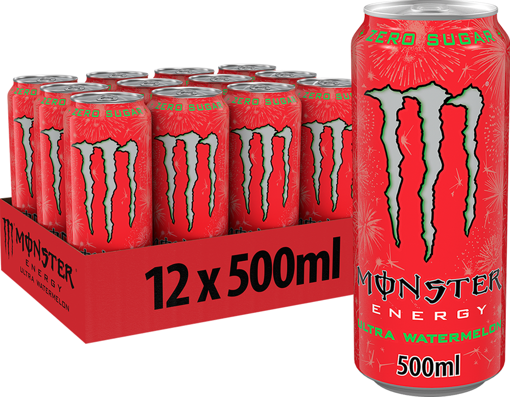 Monster Energy Ultra - 12 x 500 ml - Watermelon
