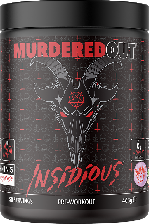Murdered Out Insidious Pre-Workout - 463 g - Bubblescum