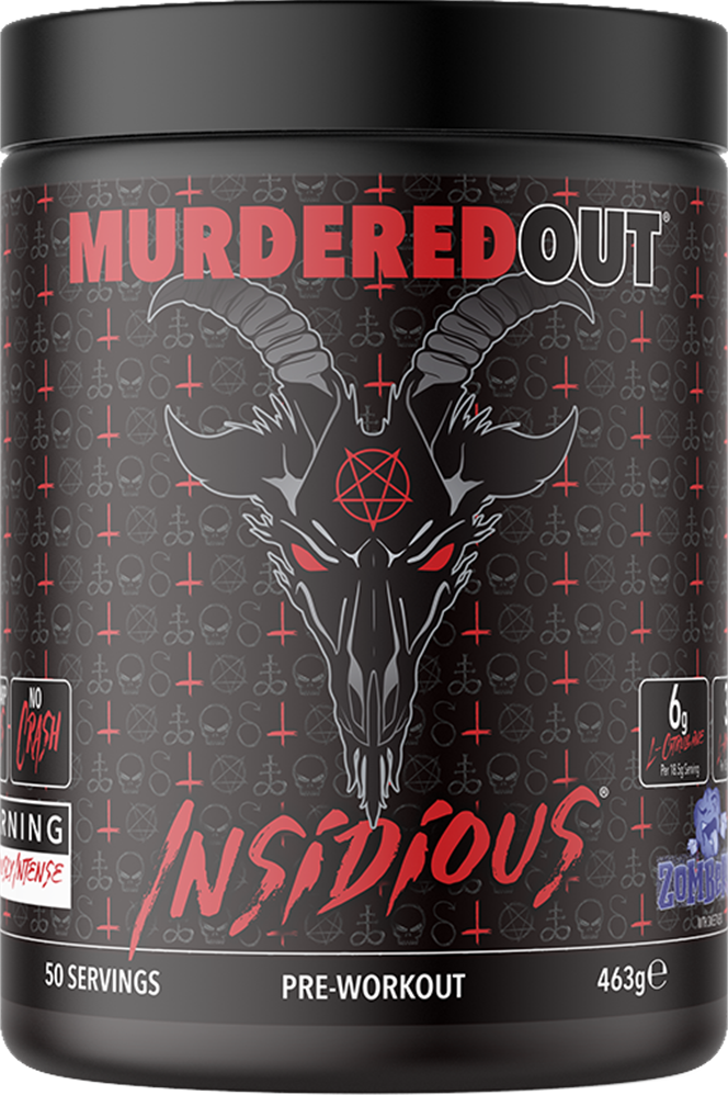 Murdered Out Insidious Pre-Workout - 463 g - Zomberry