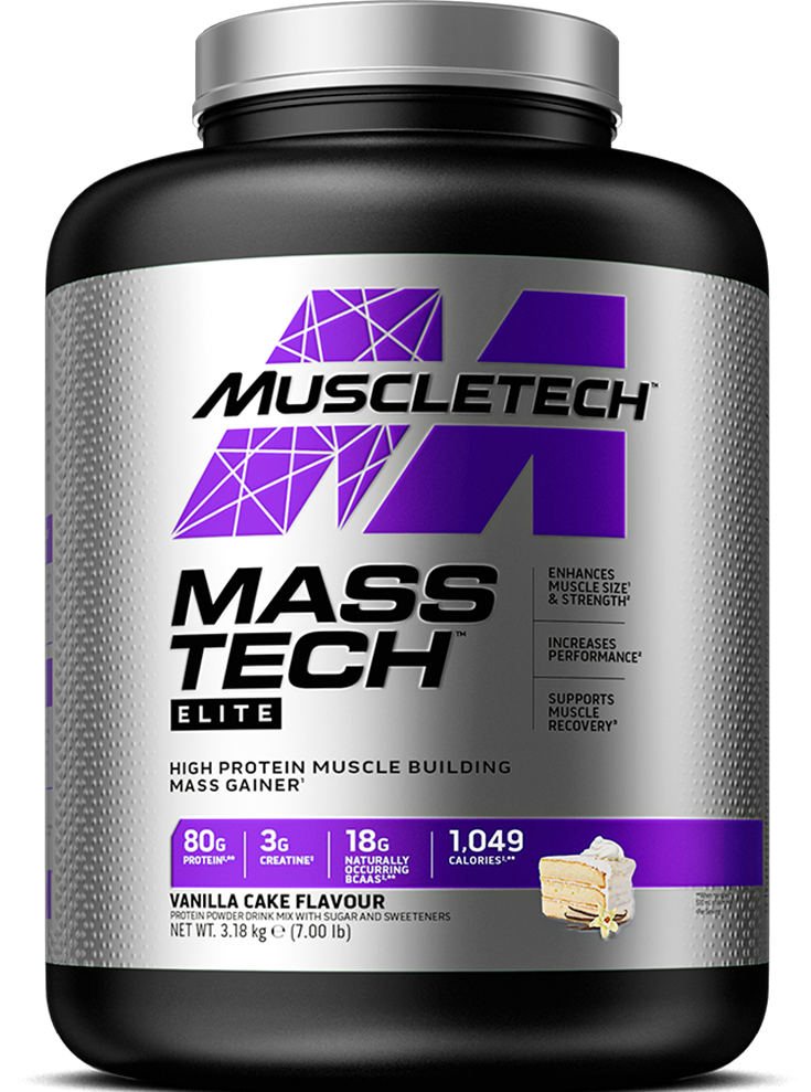 MuscleTech Mass Tech Elite - 3180 g - Vanilla Cake