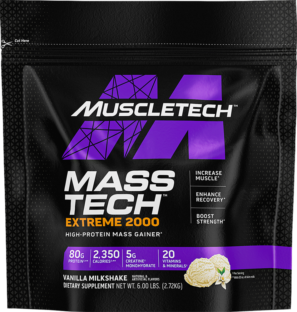 MuscleTech Mass Tech Extreme 2000 - 2720 g - Vanilla Milkshake