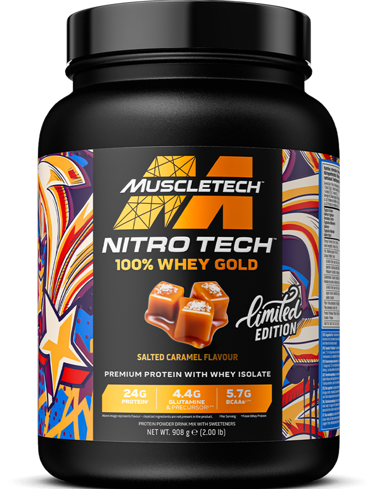 MuscleTech Nitro Tech 100% Vassleprotein - 908 g - Salted Caramel