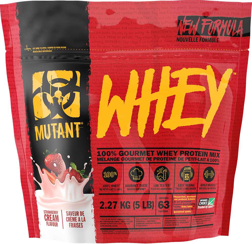 Mutant Vassleprotein - 2270 g - Strawberry Cream