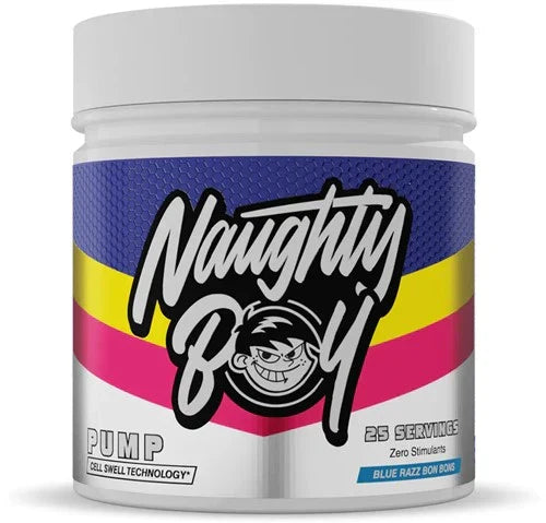 Naughty Boy Pump Pre-Workout - 400 g - Blue Razz Bon Bons