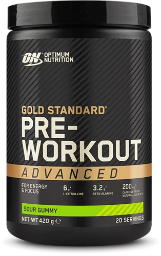 Optimum Nutrition Gold Standard Pre-Workout Advanced - 400 g - Sour Gummy