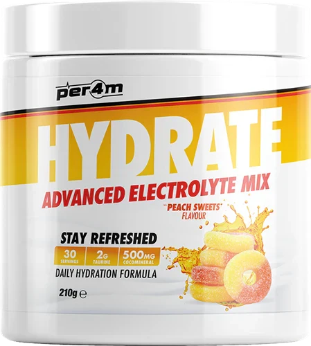 PER4M Hydration Electrolyte Mix - 210 g - Peach Sweets
