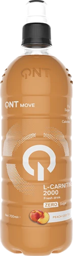 QNT L-Carnitine 2000 mg - 12 x 700 ml - Peach Iced Tea